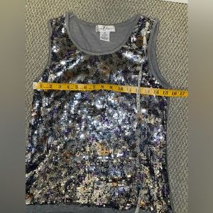 Beautiful sequin sleeveless top. Never worn!